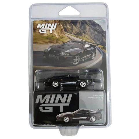  Xe Mini GT Card Version MGT01107 Toyota Supra VeilSide Combat V-II Black 