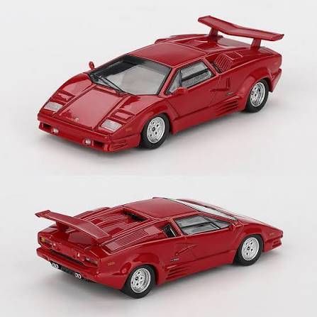  Xe Mini GT Box Version MGT01192 Lamborghini Countach 25th Anniversary Red 