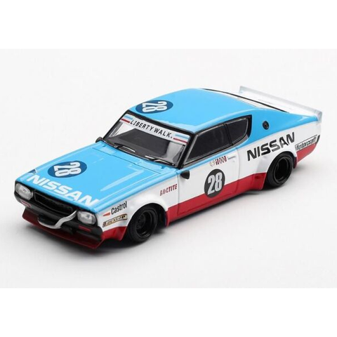  Xe Mini GT CARD Version MGT01212 Nissan Skyline Kenmeri Liberty Walk Nissan Racing '75 concept 