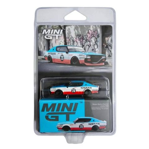 Xe Mini GT CARD Version MGT01212 Nissan Skyline Kenmeri Liberty Walk Nissan Racing '75 concept 