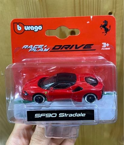  Mô hình xe Bburago 1:64 SF90 Stradale Red 