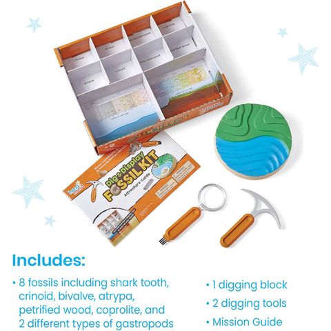  93418 Educational Insights Bộ thí nghiệm khoa học chủ đề đào hoá thạch - Science Lab Kit Dig Into Fossils 