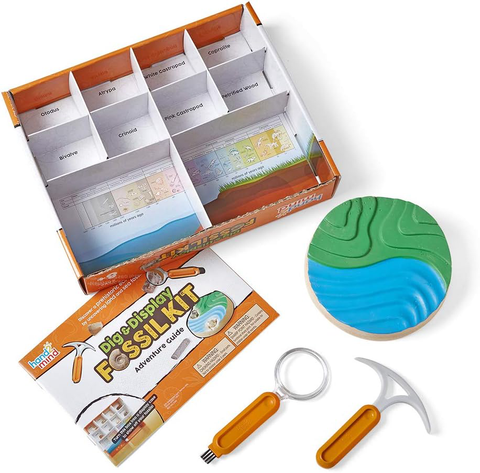  93418 Educational Insights Bộ thí nghiệm khoa học chủ đề đào hoá thạch - Science Lab Kit Dig Into Fossils 