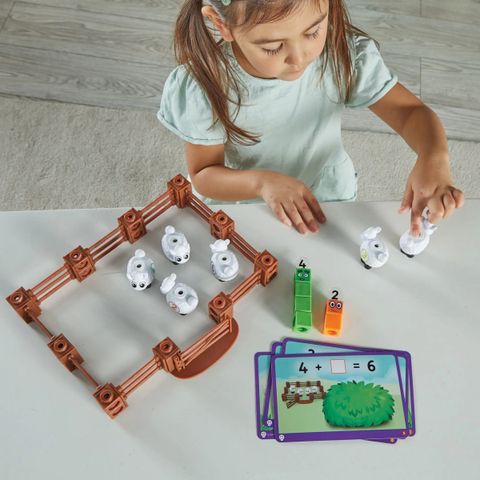  96093 Bộ học toán cùng trang trại cừu MathLink Cubes Numberblocks Sheep Farm Activity Set 