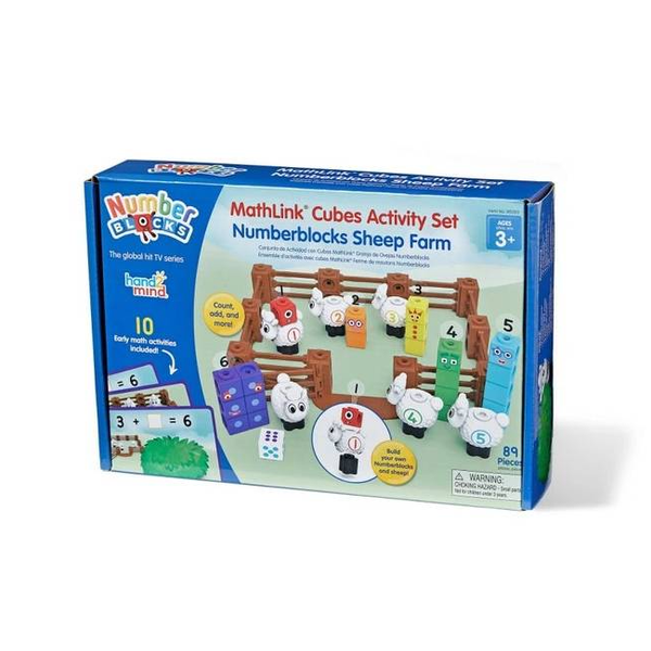 96093 Bộ hoạt động trang trại cừu MathLink Cubes Numberblocks Sheep Farm Activity Set