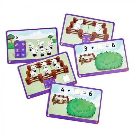  96093 Bộ học toán cùng trang trại cừu MathLink Cubes Numberblocks Sheep Farm Activity Set 