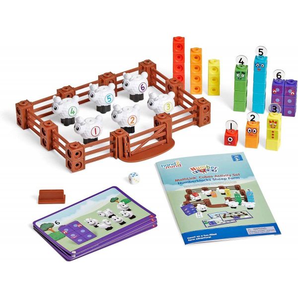96093 Bộ hoạt động trang trại cừu MathLink Cubes Numberblocks Sheep Farm Activity Set