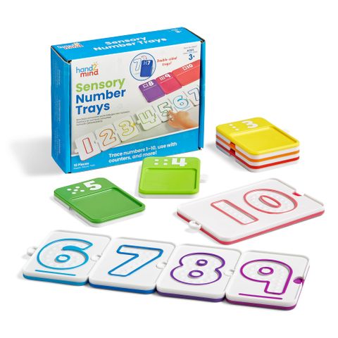  96237 Bộ học toán Sensory Number Trays 