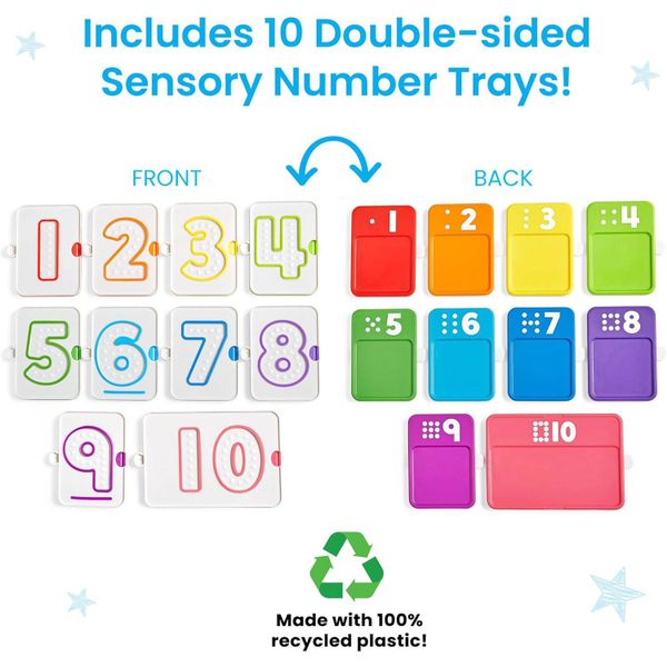 96237 Bộ học toán Sensory Number Trays