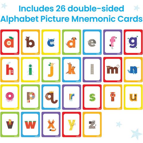  Bộ thẻ học chữ cái 96238 Picture Mnemonic Card Set 