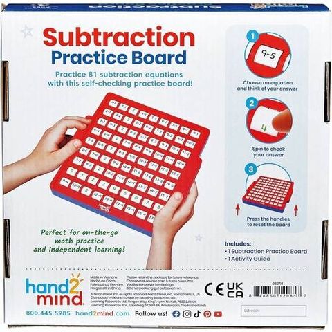  Bảng Luyện Trừ Số 96248 Subtraction Practice Boards 