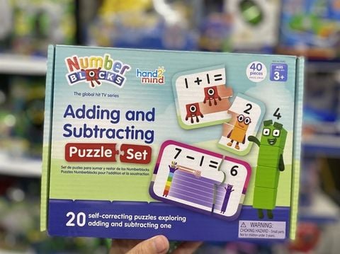  23win08 com học toán Numberblocks Adding and Subtracting Puzzle Set 