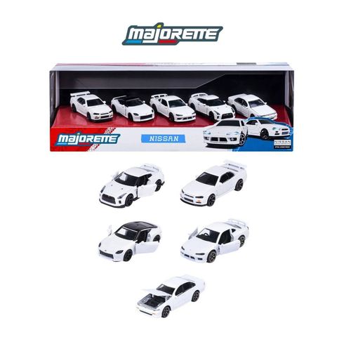  8502105006 Bộ 5 Đồ Chơi Xe Mô Hình MAJORETTE Nissan 5 Pieces Giftpack 