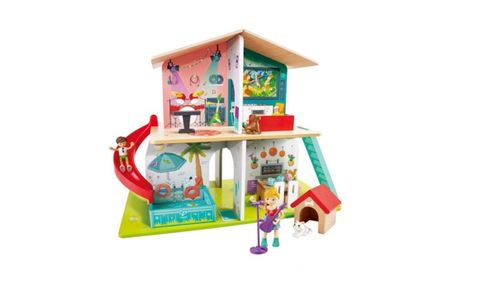  E3411A - 23win08 com ngôi nhà búp bê âm nhạc HAPE 