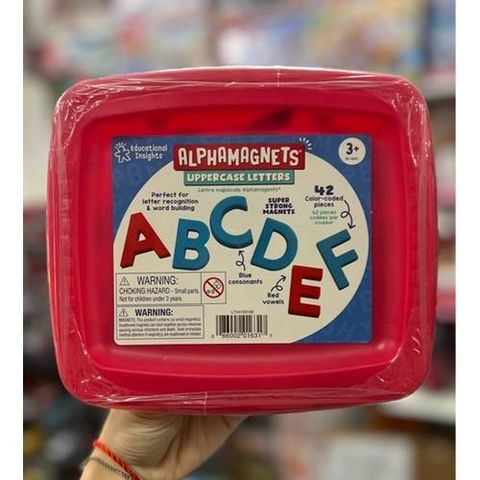  1631 Bộ chữ cái hoa nam châm- Alphamagnets Uppercase 42 chi tiết 