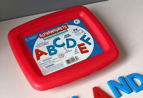  1631 Bộ chữ cái hoa nam châm- Alphamagnets Uppercase 42 chi tiết 