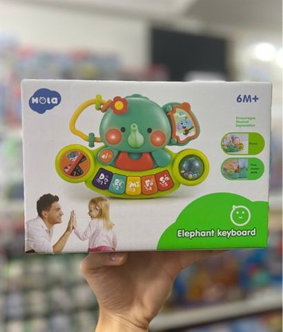  A3135 WITALENT Elephant Piano Keyboard Toys cho trẻ từ 6-12m 