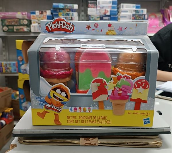  E6642 - 23win08 com đất nặn 4 loại kem Play-Doh 