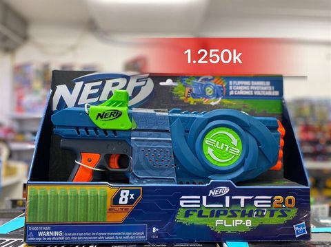  Nerf Elite 2.0 Flipshots Flip-8 Blaster 