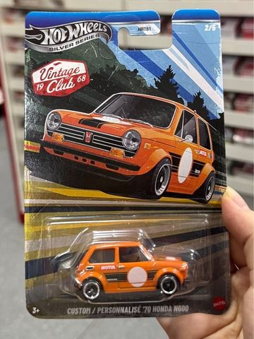  Mô hình xe JKY27 Hot Wheels Vintage CUSTOM '70 HONDA N60 