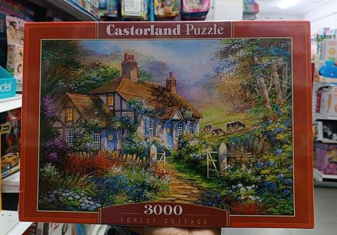  C300402 Đồ chơi ghép hình puzzle Forest cottage 3000 mảnh Castorland 