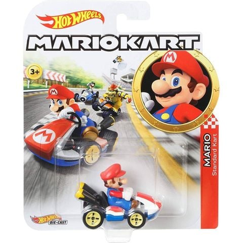  Xe mô hình Hot Wheels Mario Kart Mario Standard Kart 