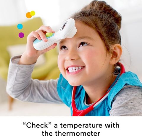  Đồ chơi bác sĩ GHL68 Fisher-Price Doctor Playset Medical Kit 7-Piece 