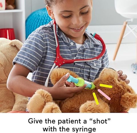  Đồ chơi bác sĩ GHL68 Fisher-Price Doctor Playset Medical Kit 7-Piece 