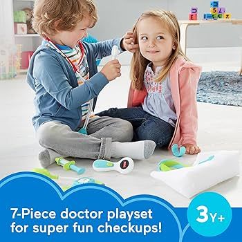  Đồ chơi bác sĩ GHL68 Fisher-Price Doctor Playset Medical Kit 7-Piece 