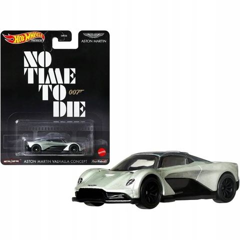  Mô hình xe GRL79 Mattel Hot Wheels Retro Entertainment - Aston Martin Valhalla Concept Black 
