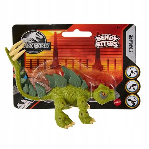  Khủng long GYX95 Jurassic World Bendy Biters Dinosaur Figures - STEGOSAURUS 