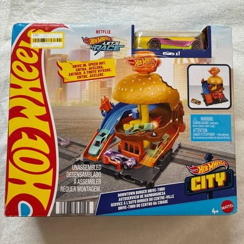  Đồ chơi HDR26/HDR24 Cửa hàng Burger Hot Wheels City 