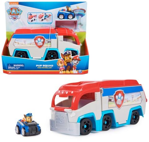  Bộ đồ chơi xe tuần tra biến hình với bệ phóng hành động Paw Patrol 