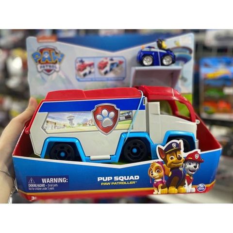  Bộ đồ chơi xe tuần tra biến hình với bệ phóng hành động Paw Patrol 