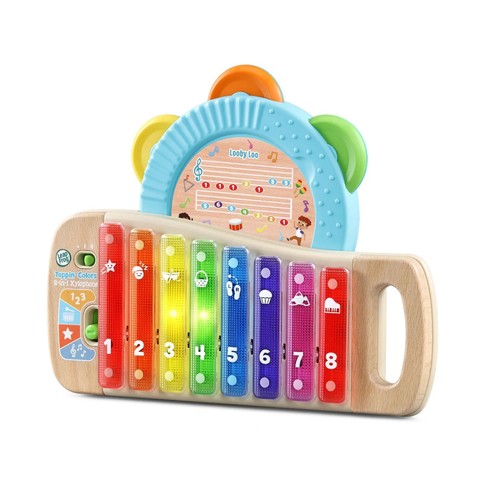  80-615600 Leapfrog Đàn xylophone bằng gỗ 2 trong 1 đa sắc màu 