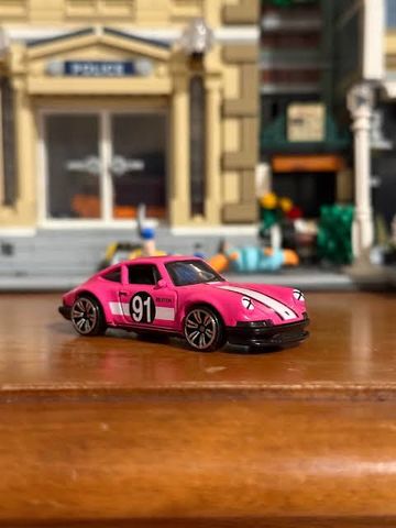  JKY00 Siêu xe HW Neon Speeders - 71 PORSCHE 911 (CHASE) 