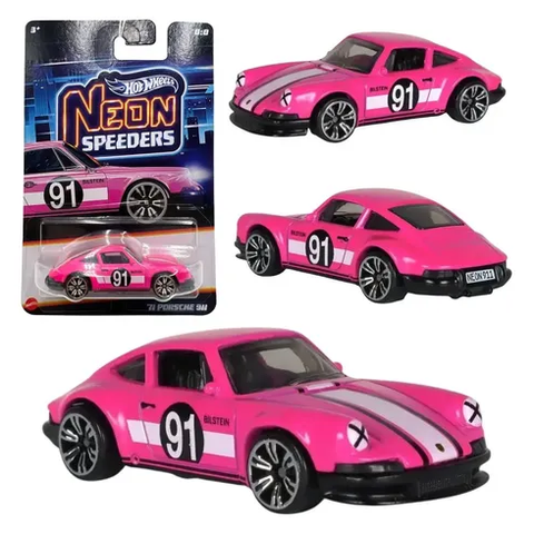  JKY00 Siêu xe HW Neon Speeders - 71 PORSCHE 911 (CHASE) 