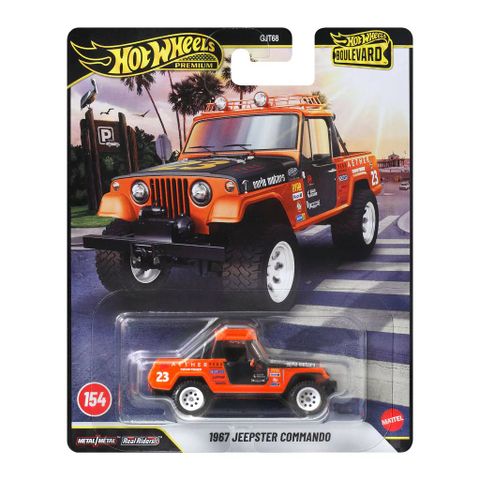  Mô hình xe JHW29 Hot wheels BOULEVARD 1967 JEEPSTER COMMANDO 