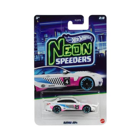 Mô hình xe JKY02 Hot Wheels Neon Speeders BMW M4 