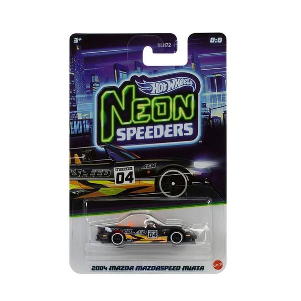  Xe mô hình JKY08 Hot Wheels Neon Speeders 2004 MAZDA SPEED MIATA 