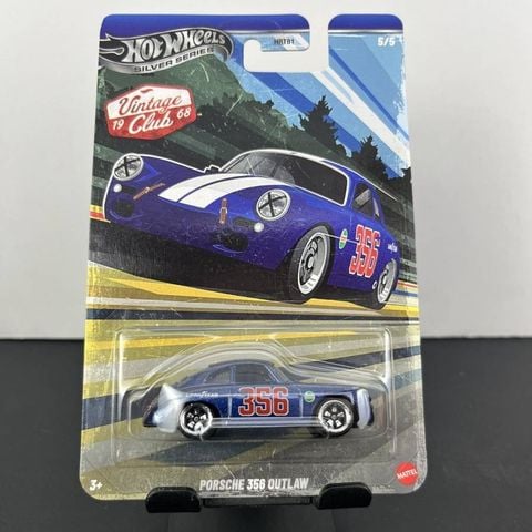  Mô hình xe JKY28 Hot Wheels Vintage PORSCHE 356 OUTLAW 