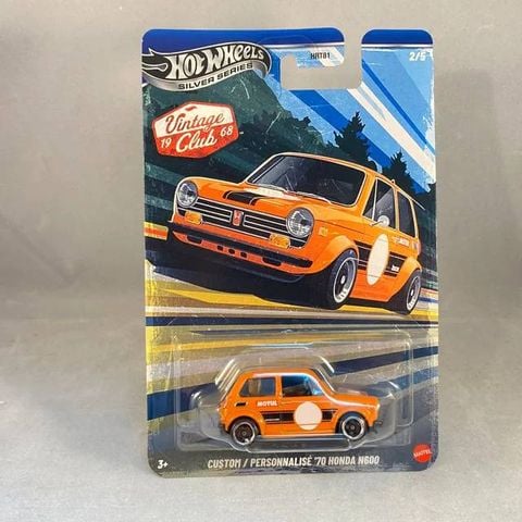  Mô hình xe JKY27 Hot Wheels Vintage CUSTOM '70 HONDA N60 