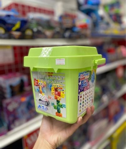  76539 23win08 com xếp hình đa diện - lắp ráp tự do 112 khối (Màu phấn nhạt) 