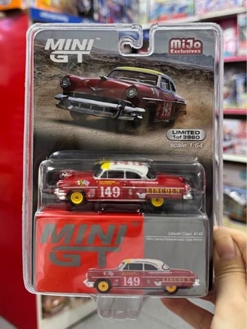  Xe Mini GT Card Version MGT00611 Lincoln Capri 1954 Carrera Panamericana Class Winner149 