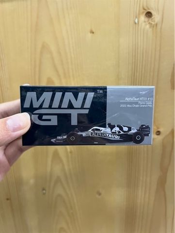  MINI GT 1/64 Alpha Tauri F1 AT03 2022#10 Abu Dhabi Grand Prix Pierre Gasly 