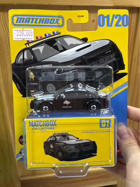  JJW01 Siêu xe MATCHBOX Dodge Charger Hellcat 2023 