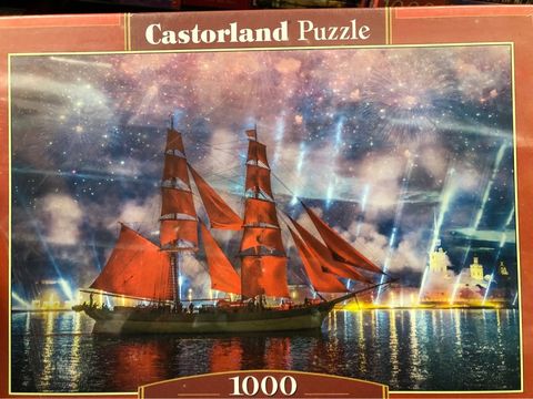  C104482 Xếp hình puzzle Red Frigate 1000 mảnh Castroland 