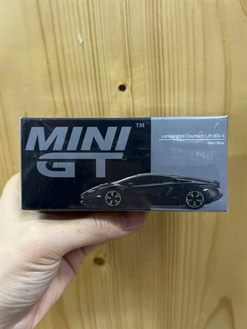  MINI GT 1/64 Lamborghini Countach LPI 800-4 Nero Maia Black 