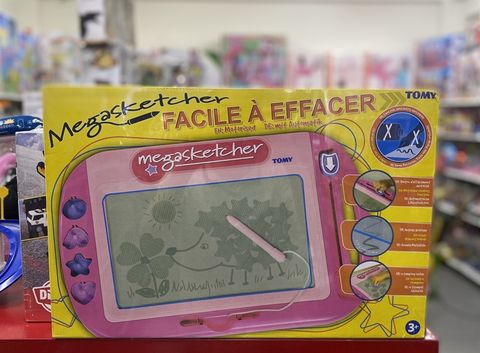  E73258FR - Megasketcher rose facile À effacer ( hồng ) 