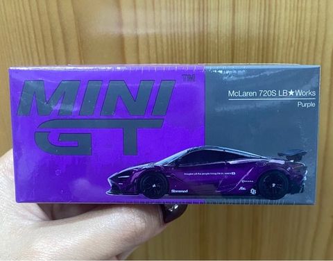  Mini GT Box Ver MGT00841 McLaren 720S LB★Works Purple 